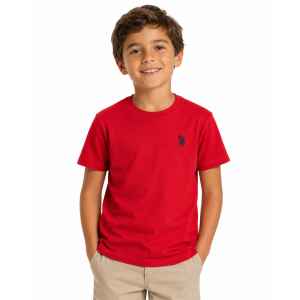U.S POLO RED T-SHIRT