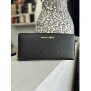MK JET SET TRAVEL LARGE  PURSE CONTINENTAL  BLACK