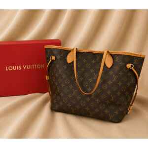 PRE-OWNED LOUIS VUITTON NEVERFULL MM MONOGRAM