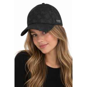 GUESS MONOGRAM CAP BLACK