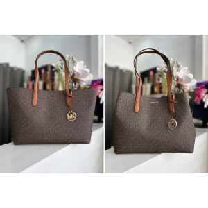 MK AVALON TOTE BROWN