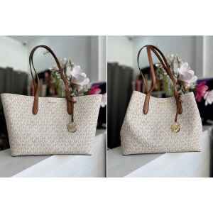 MK AVALON TOTE VANILLA