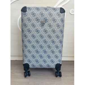 GUESS BERTA MEDIUM LUGGAGE LOGO SLATE