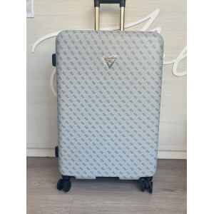 GUESS  JESCO LARGE LUGGAGE LOGO SLATE