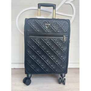 GUESS ADELASIA SMALL LUGGAGE BLACK LOGO