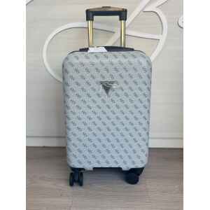 GUESS JESCO SMALL LUGGAGE SLATE LOGO