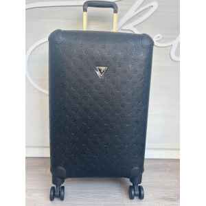 GUESS WILDER MEDIUM LUGGAGE BLACK LOGO