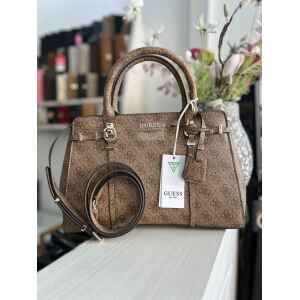 GUESS LEONA LATTE LOGO