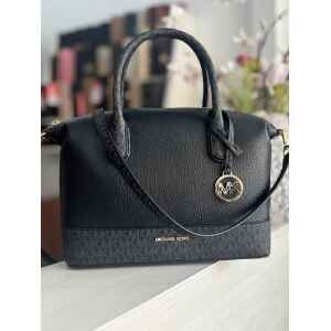 MK HYDE MEDIUM SATCHEL BLACK