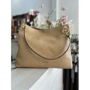 MK CHRISTINA LARGE SHOULDER TOTE LEATHER CAMEL
