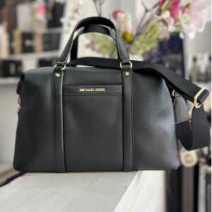 MK BECK MEDIUM SATCHEL BLACK
