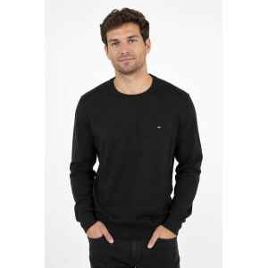 TH ESSENTIAL COTTON CREW NECK BLACK
