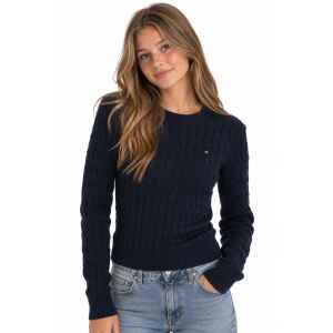 TH CABLEKNIT SWEATER NAVY