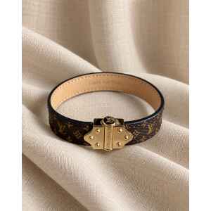 PRE-OWNED LOUIS VUITTON CLICK BRACELET