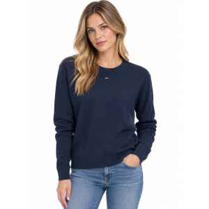 TJW ESSENTIAL CREW SWEATER NAVY BLUE