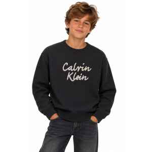 CK LOGO METALIC INTERSIA BLACK