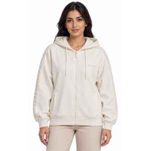 GUESS MARYELLA FULL ZIP SWEATSHIRT IVORY