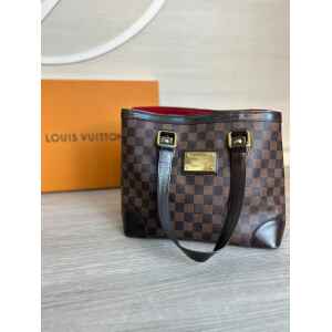 PRE-OWNED LOUIS VUITTON HAMPSTEAD DAMIER EBENE
