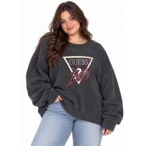 GUESS GREY CROP SWEATSHIRT