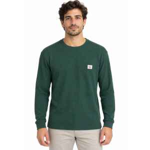 CK LONG SLEEVE T SHIRT GREEN