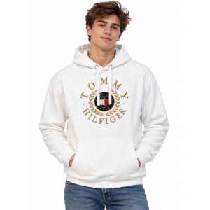 TOMMY HILFIGER HOODIE WHITE