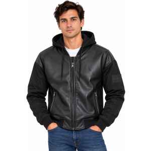 CALVIN KLEIN JEANS LEATHER JACKET