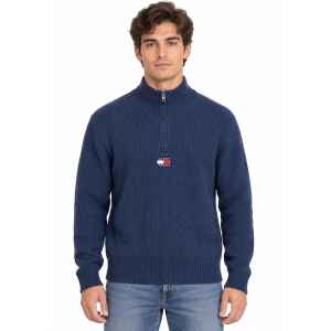 TH MEN TOP BLUE ZIP