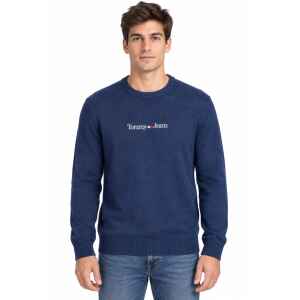 TOMMY JEANS WOOL SWEATER NAVY
