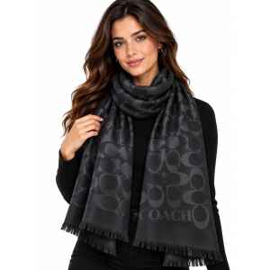 COACH SIG C WRAP BLACK
