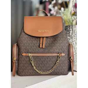 MK MD CHAIN BACKPACK BROWN