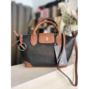 US POLO LEGACY BAG WITH STRAP BLACK